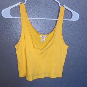 ADC yellow crop top